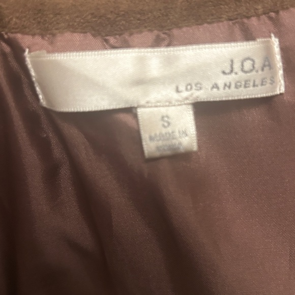 J.O.A. Tan Fringe Midi Skirt - Picture 4 of 6